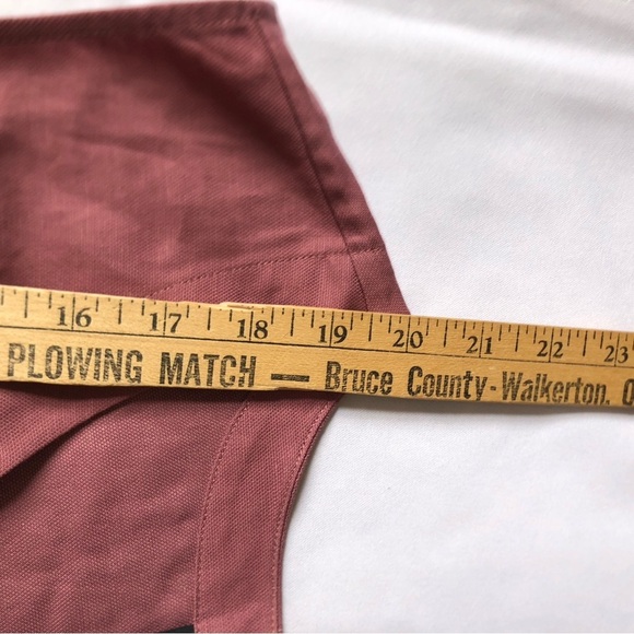 Women's Sleeveless Button-Down Top Dusty Rose - Picture 8 of 8